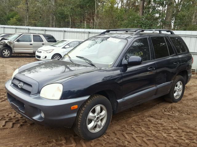 KM8SC13D65U921932 - 2005 HYUNDAI SANTA FE G BLUE photo 2