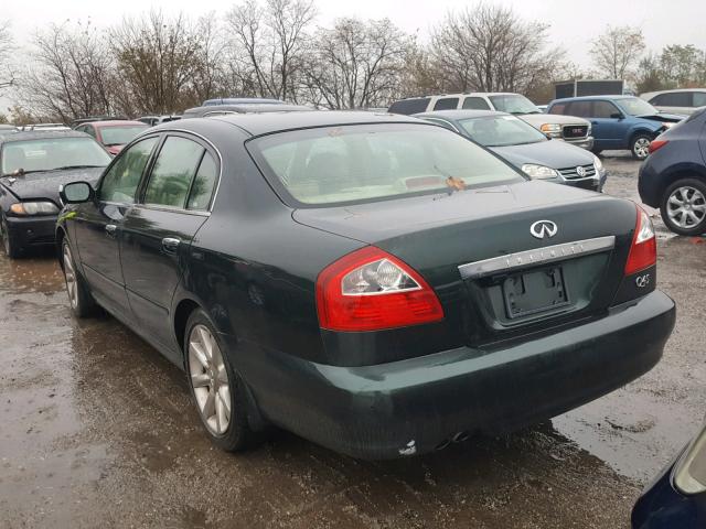 JNKBF01A82M007206 - 2002 INFINITI Q45 GREEN photo 3