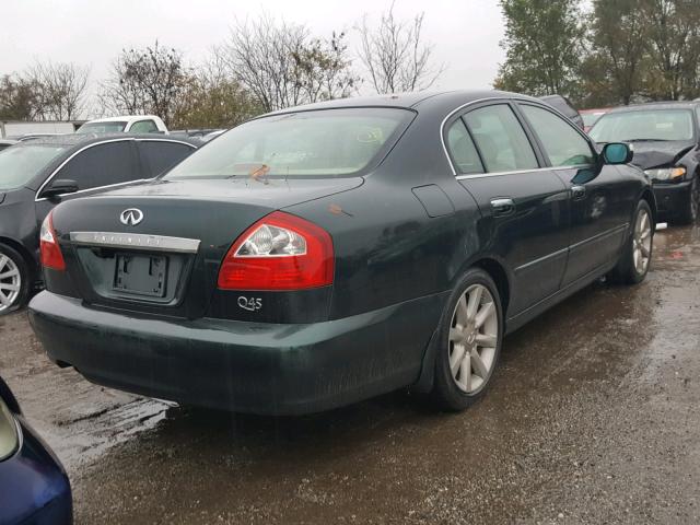 JNKBF01A82M007206 - 2002 INFINITI Q45 GREEN photo 4