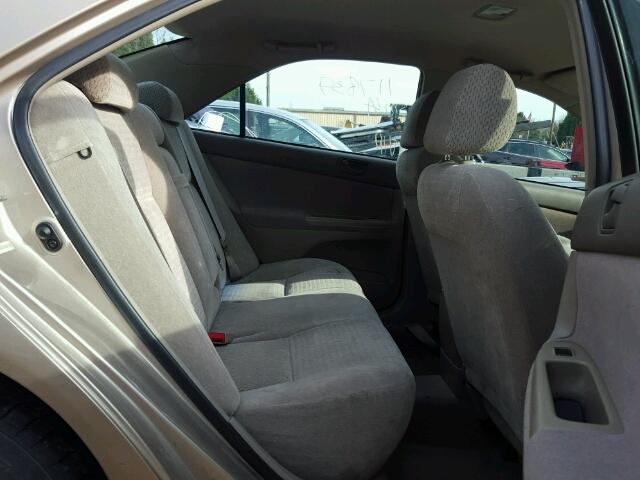 4T1BE32K72U082715 - 2002 TOYOTA CAMRY LE GOLD photo 6