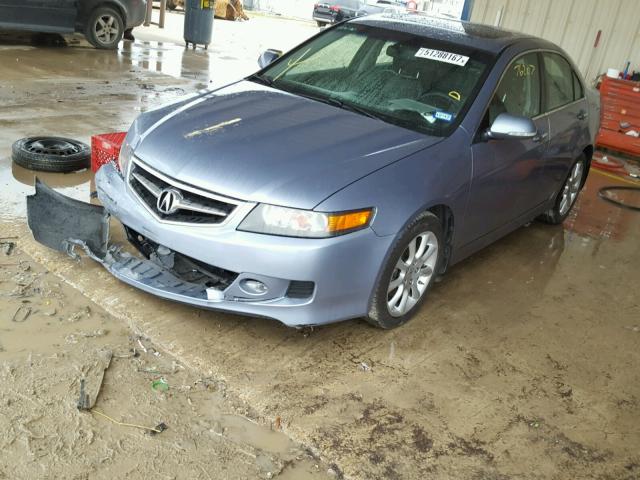JH4CL96837C003830 - 2007 ACURA TSX BLUE photo 2