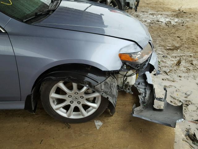 JH4CL96837C003830 - 2007 ACURA TSX BLUE photo 9