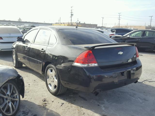 2G1WD58C569350502 - 2006 CHEVROLET IMPALA SUP 黑色 照片 3