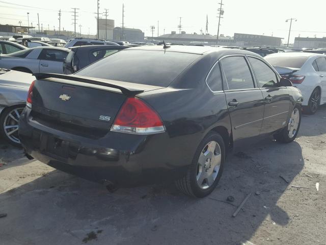 2G1WD58C569350502 - 2006 CHEVROLET IMPALA SUP 黑色 照片 4