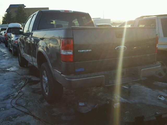 1FTPX14585NA56252 - 2005 FORD F150 GRAY photo 3