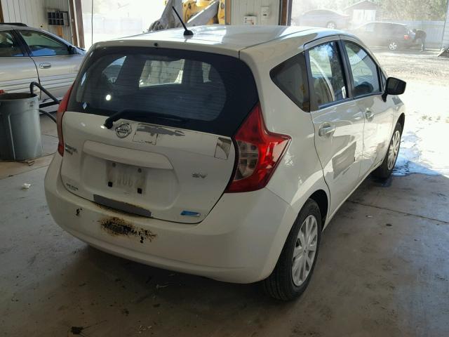 3N1CE2CP2FL383263 - 2015 NISSAN VERSA NOTE WHITE photo 4