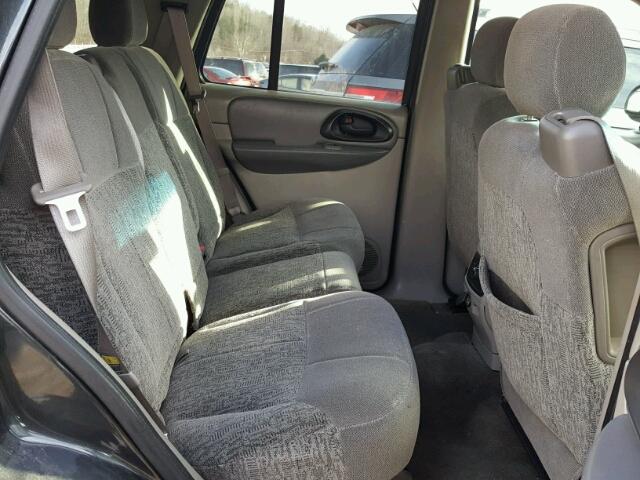 1GNDS13S632298911 - 2003 CHEVROLET TRAILBLAZE GRAY photo 6