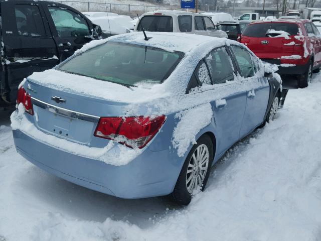 1G1PK5S96B7164941 - 2011 CHEVROLET CRUZE ECO BLUE photo 4