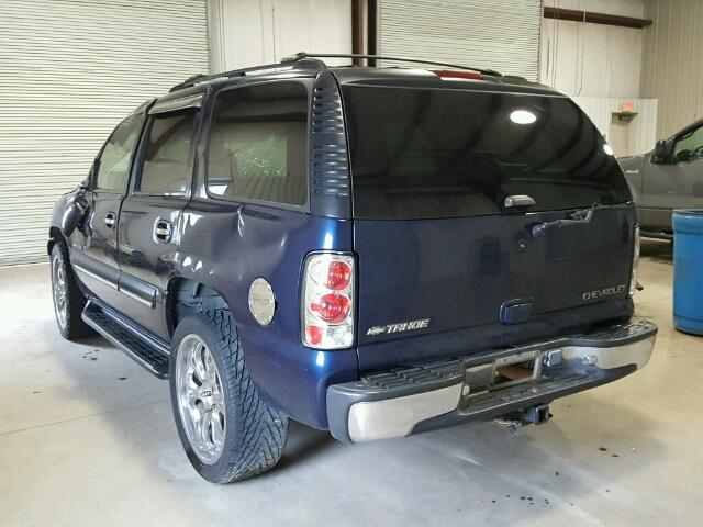 1GNEC13T71R157831 - 2001 CHEVROLET TAHOE C150 BLUE photo 3