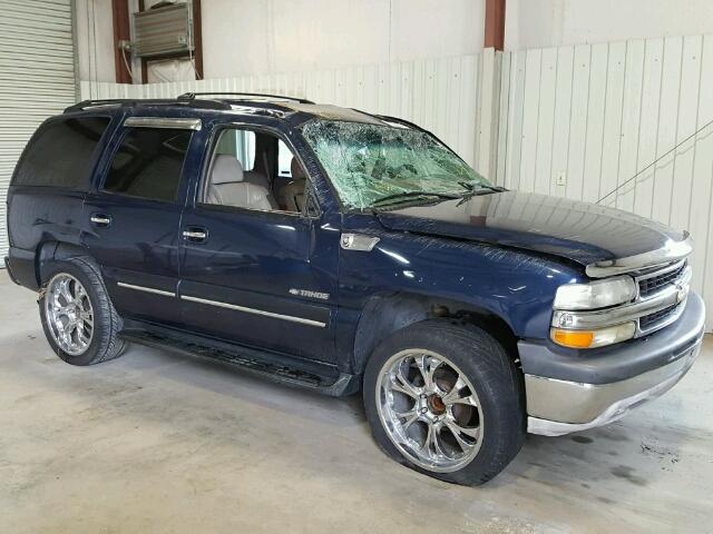 1GNEC13T71R157831 - 2001 CHEVROLET TAHOE C150 BLUE photo 9