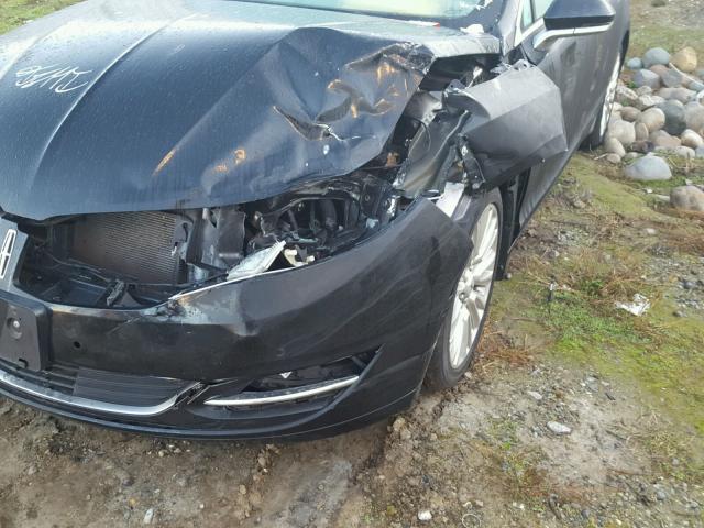 3LN6L2G93DR812010 - 2013 LINCOLN MKZ BLACK photo 9