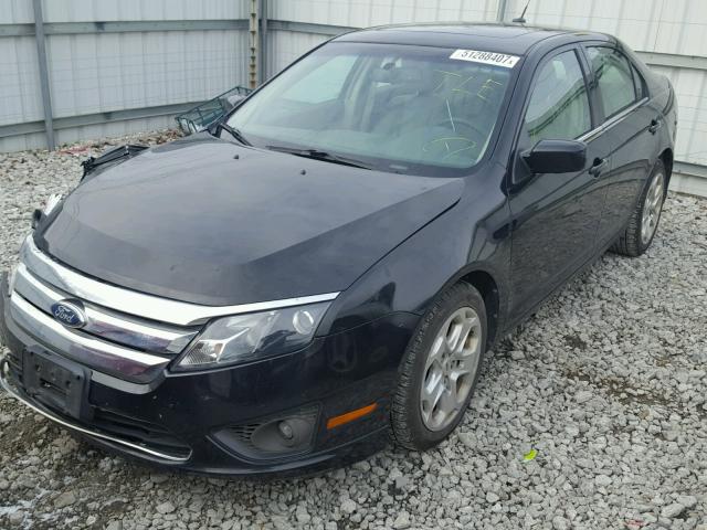 3FAHP0HA4BR132912 - 2011 FORD FUSION SE BLACK photo 2