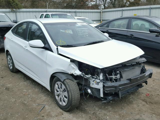 KMHCT4AE2GU989598 - 2016 HYUNDAI ACCENT SE WHITE photo 1