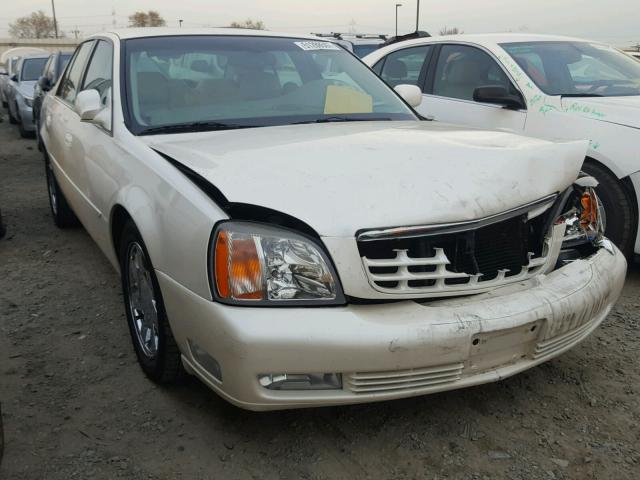 1G6KF5792YU334336 - 2000 CADILLAC DEVILLE DT WHITE photo 1