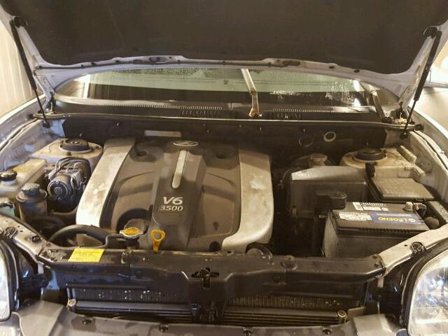 KM8SC73E24U758366 - 2004 HYUNDAI SANTA FE G SILVER photo 7