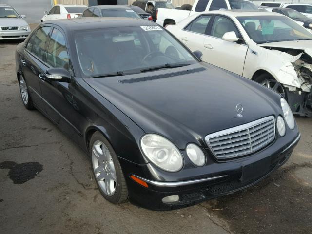 WDBUF70J73A116827 - 2003 MERCEDES-BENZ E 500 BLACK photo 1