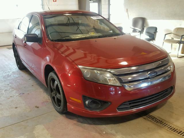 3FAHP0GA0AR100071 - 2010 FORD FUSION S RED photo 1