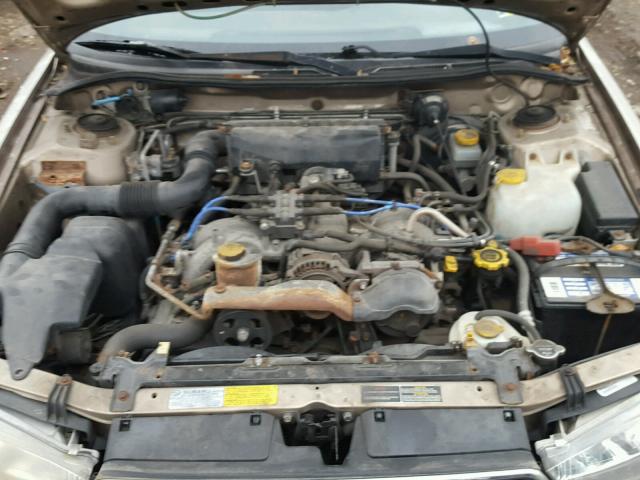 4S3BK4351X6300199 - 1999 SUBARU LEGACY L TAN photo 7