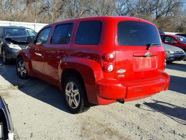 3GNBAAFW8BS507674 - 2011 CHEVROLET HHR LS RED photo 3
