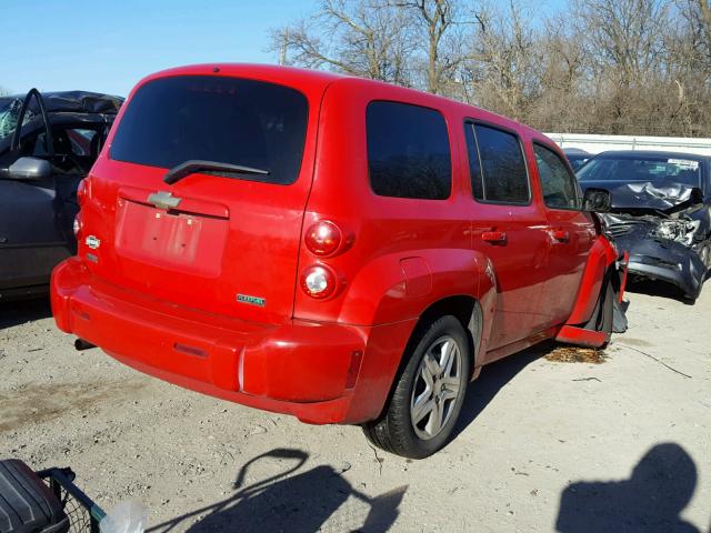 3GNBAAFW8BS507674 - 2011 CHEVROLET HHR LS RED photo 4