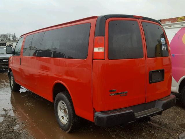 1GA2GZDG9A1165095 - 2010 CHEVROLET EXPRESS G3 RED photo 3