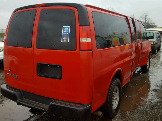 1GA2GZDG9A1165095 - 2010 CHEVROLET EXPRESS G3 RED photo 4