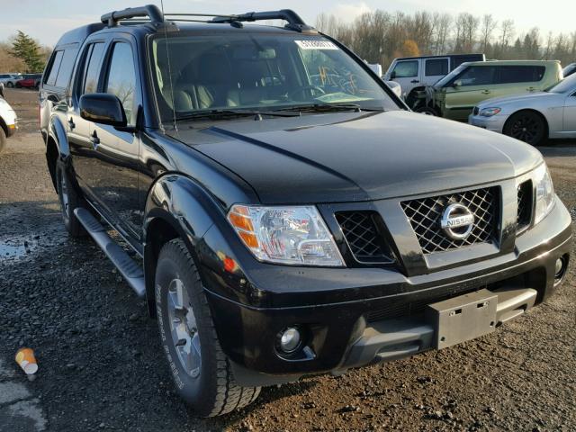 1N6AD0EVXCC483848 - 2012 NISSAN FRONTIER S BLACK photo 1