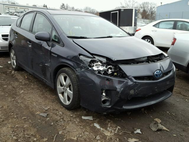 JTDKN3DUXA1122496 - 2010 TOYOTA PRIUS GRAY photo 1