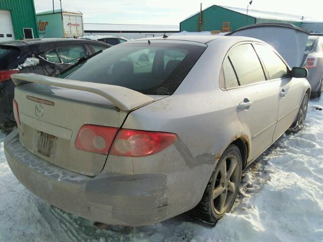 1YVFP84C545N51939 - 2004 MAZDA 6 I SILVER photo 4