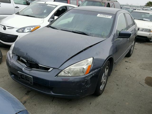 JHMCN36555C013298 - 2005 HONDA ACCORD HYB GRAY photo 2