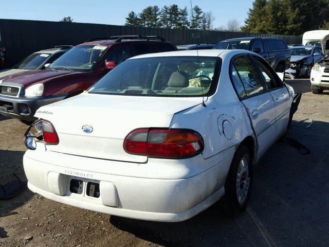 1G1ND52JX3M578769 - 2003 CHEVROLET MALIBU WHITE photo 4