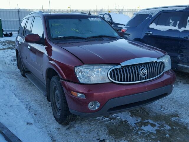 5GADT13S262216636 - 2006 BUICK RAINIER CX RED photo 1