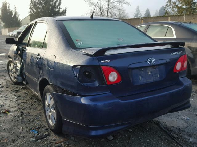 1NXBR30E06Z600977 - 2006 TOYOTA COROLLA CE BLUE photo 3