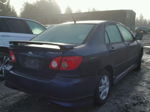 1NXBR30E06Z600977 - 2006 TOYOTA COROLLA CE BLUE photo 4