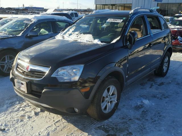 3GSDL43N88S543838 - 2008 SATURN VUE XE BLACK photo 2