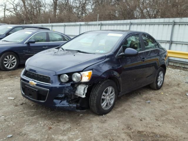 1G1JC5SG3G4140252 - 2016 CHEVROLET SONIC LT BLUE photo 2