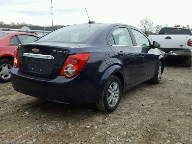 1G1JC5SG3G4140252 - 2016 CHEVROLET SONIC LT BLUE photo 4