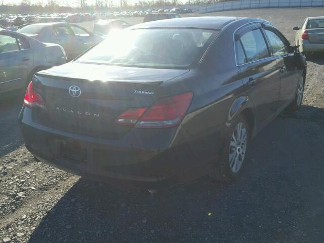 4T1BK36B38U280476 - 2008 TOYOTA AVALON XL BLACK photo 4