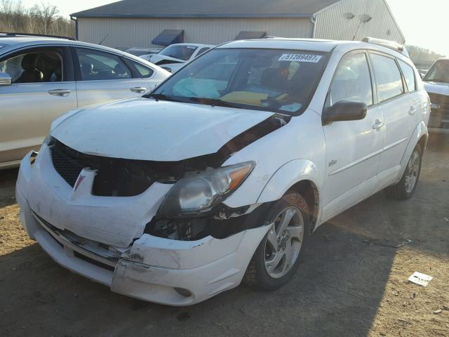 5Y2SL64874Z462043 - 2004 PONTIAC VIBE WHITE photo 2