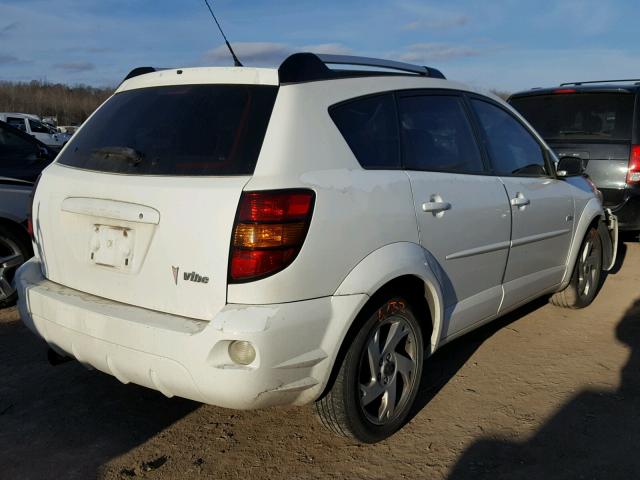 5Y2SL64874Z462043 - 2004 PONTIAC VIBE WHITE photo 4