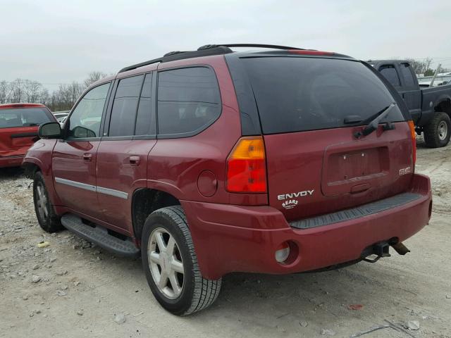 1GKDT13S082136998 - 2008 GMC ENVOY RED photo 3