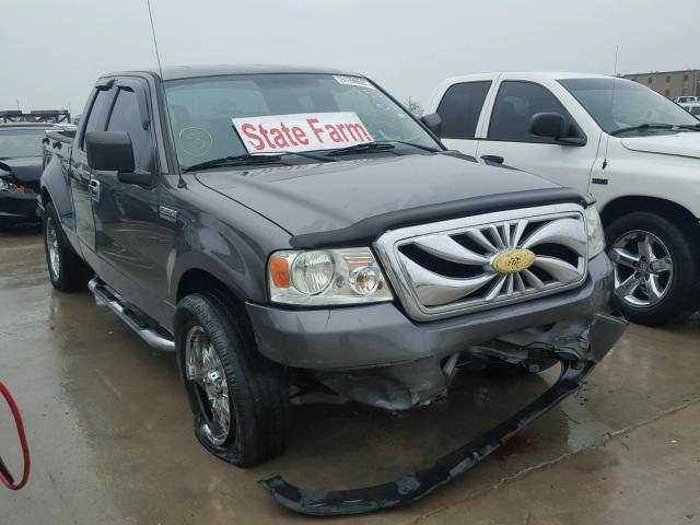 1FTRX02W46KB16268 - 2006 FORD F150 GRAY photo 1