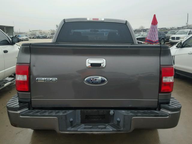 1FTRX02W46KB16268 - 2006 FORD F150 GRAY photo 10