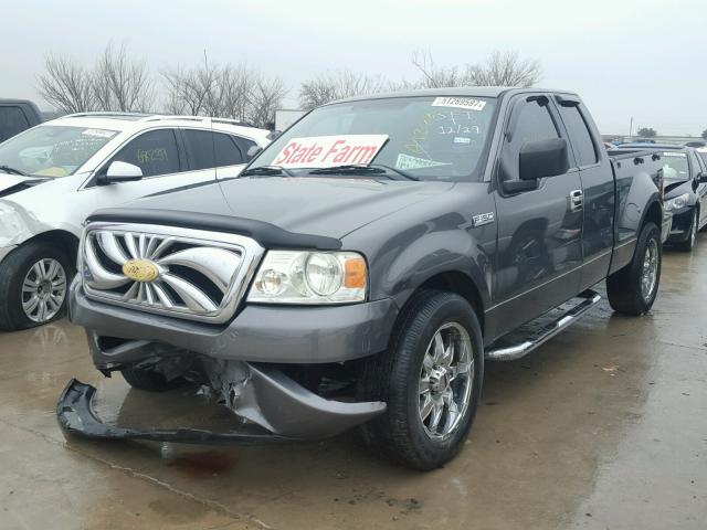 1FTRX02W46KB16268 - 2006 FORD F150 GRAY photo 2