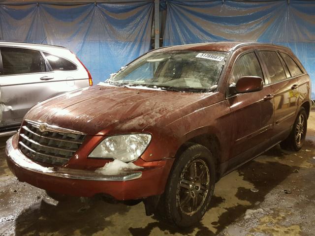 2A8GF68X27R289974 - 2007 CHRYSLER PACIFICA T MAROON photo 2