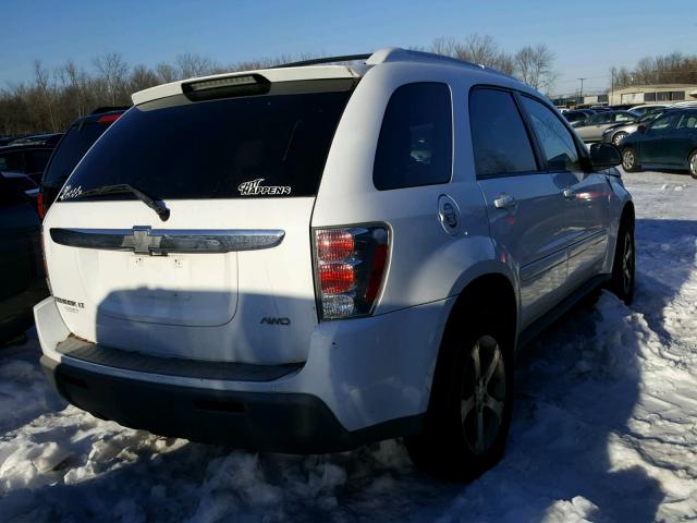 2CNDL73F156055200 - 2005 CHEVROLET EQUINOX LT WHITE photo 4