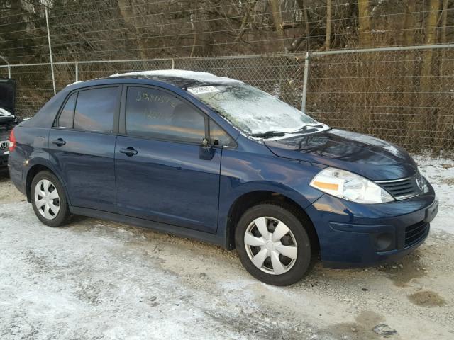 3N1BC11E19L432163 - 2009 NISSAN VERSA S BLUE photo 1