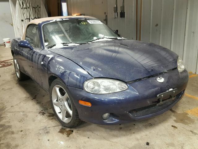 JM1NB353810202302 - 2001 MAZDA MX-5 MIATA BLUE photo 1