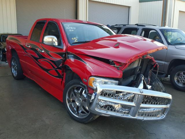 1D7HA18D14S649691 - 2004 DODGE RAM 1500 S RED photo 1