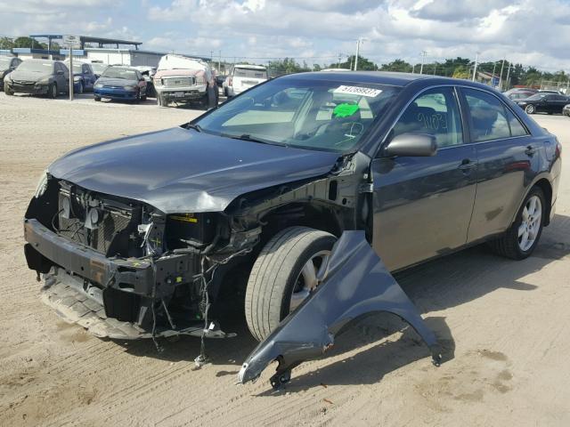 4T1BE46K48U736286 - 2008 TOYOTA CAMRY CE GRAY photo 2